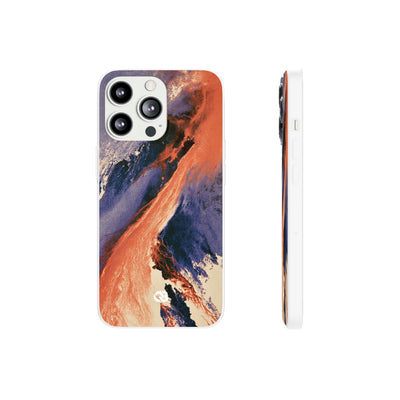 Solar Aura Drift · Lite Phone Case for iPhone ·  Orange