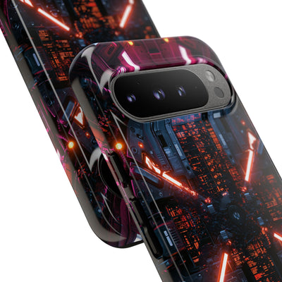 Cybernetic Reactor Core · Tough Phone Case for Pixel ·  Black