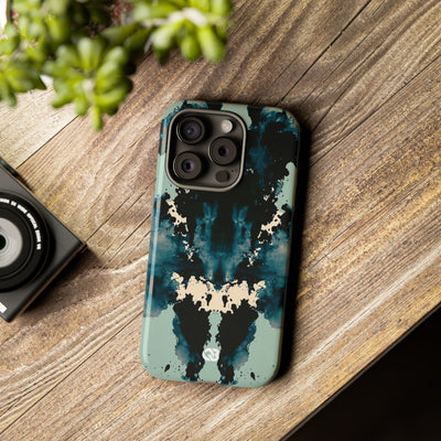 Rorschach Ink Void · Tough Phone Case for iPhone · Black