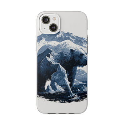 Fjord Summit Bear · Lite Phone Case for iPhone ·  Blue