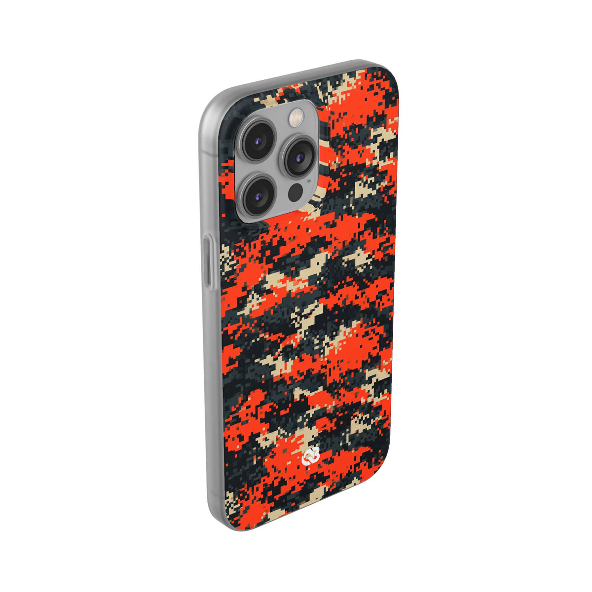 Signal Pixel Camo · Lite Phone Case for iPhone ·  Orange