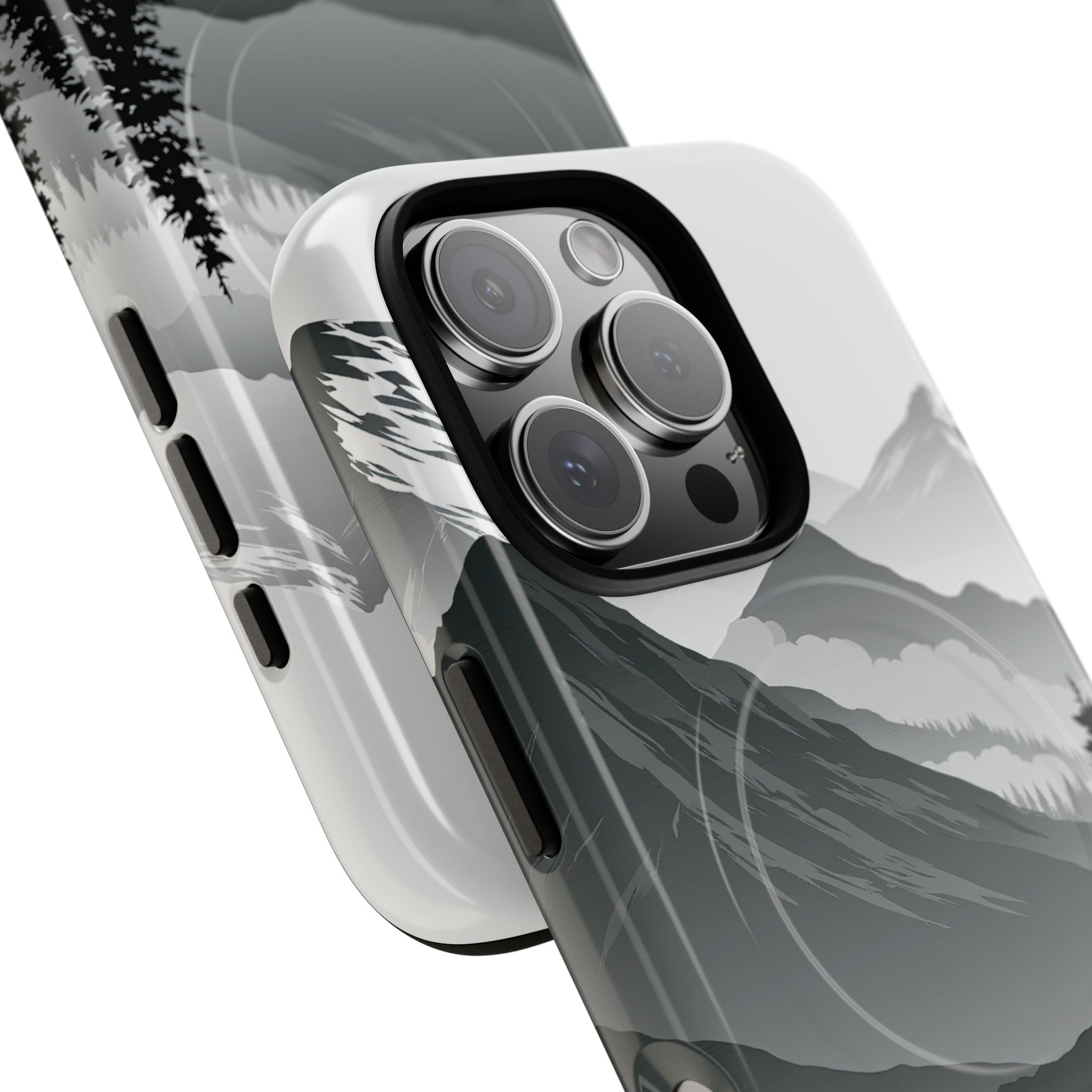 Grey Tough 2.0 Magsafe Phone Case for iPhone - Granite Ridge Mist