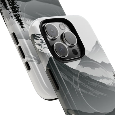 Grey Tough 2.0 Magsafe Phone Case for iPhone - Granite Ridge Mist