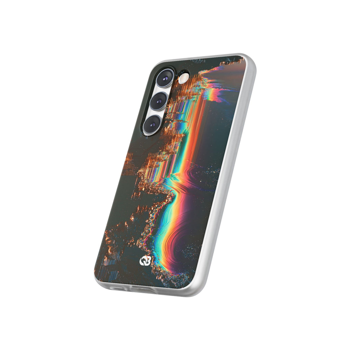 Prismatic Circuit · Lite Phone Case for Samsung · Black