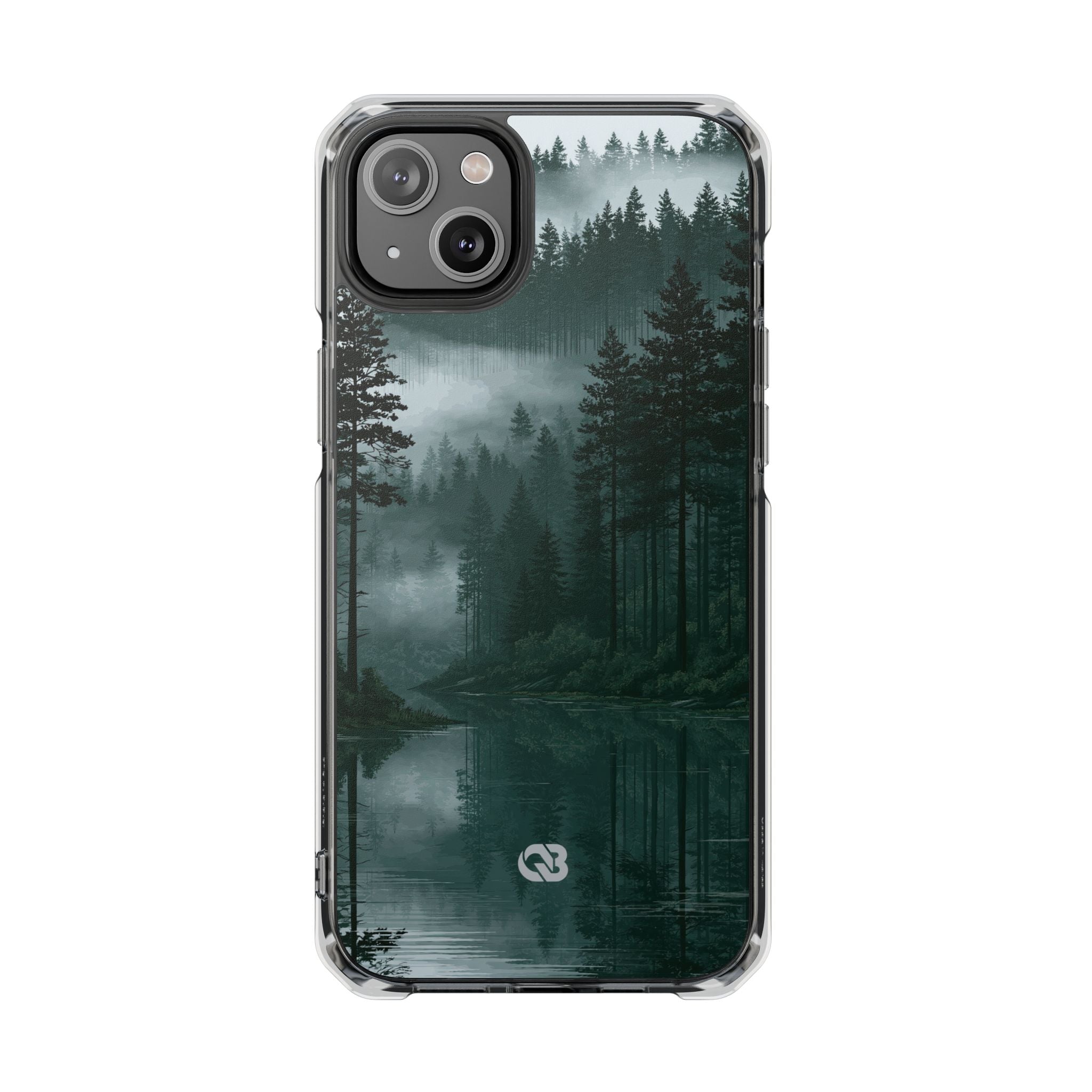 Green Impact MagSafe Phone Case for iPhone - Misty Evergreen Mirror