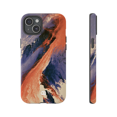 Solar Aura Drift · Tough Phone Case for iPhone · Orange