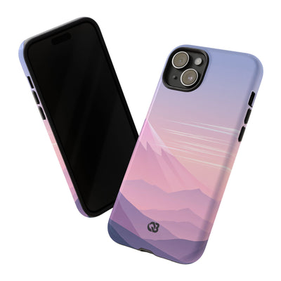 Alpine Twilight · Tough Phone Case for iPhone · Pink