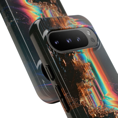 Prismatic Circuit · Tough Phone Case for Pixel ·  Black