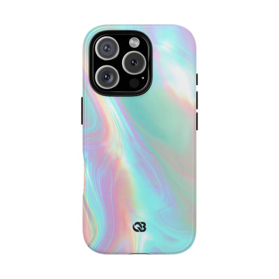 Prismatic Liquid Light · Tough Phone Case for iPhone · Teal