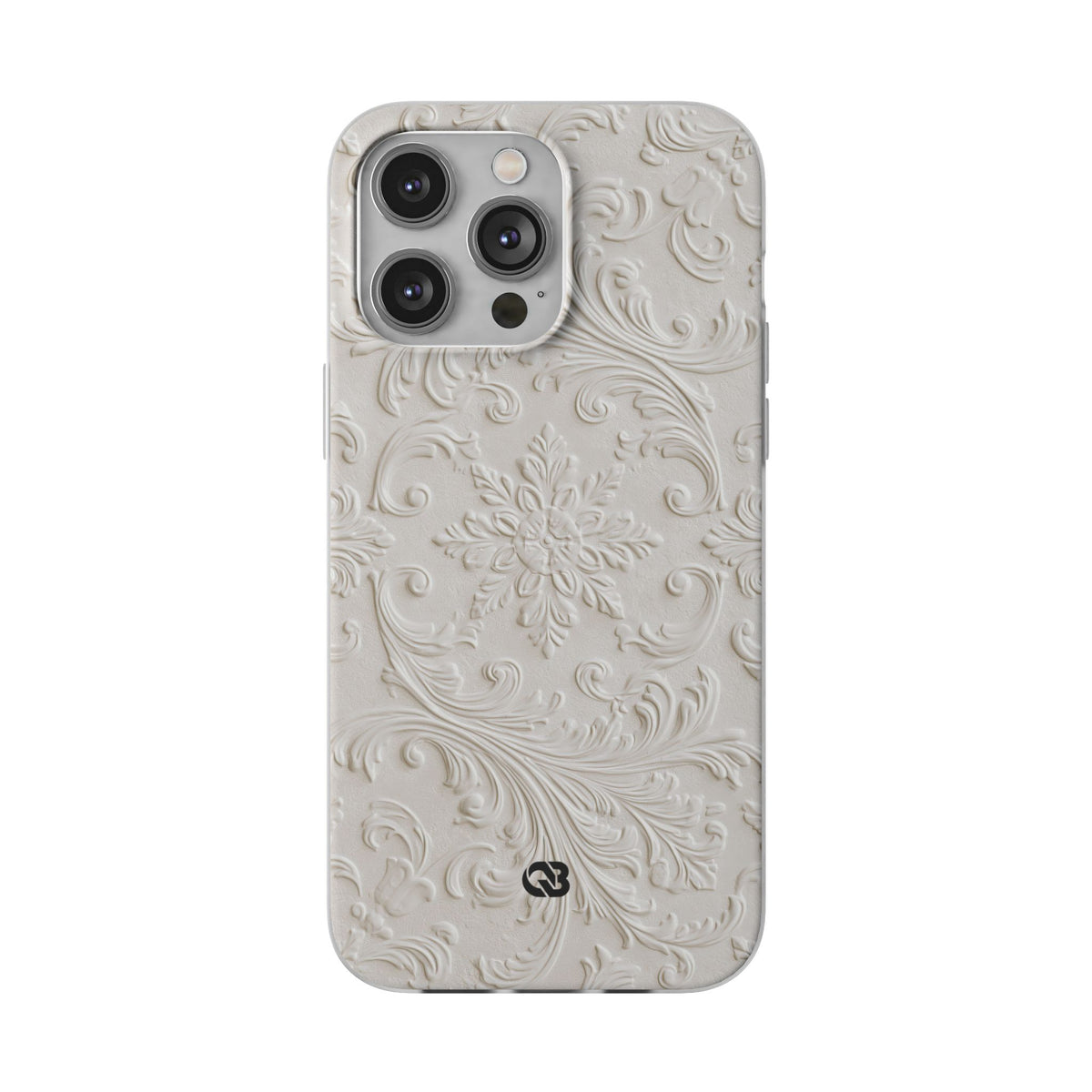 Sculpted Acanthus Relief · Lite Phone Case for iPhone ·  White