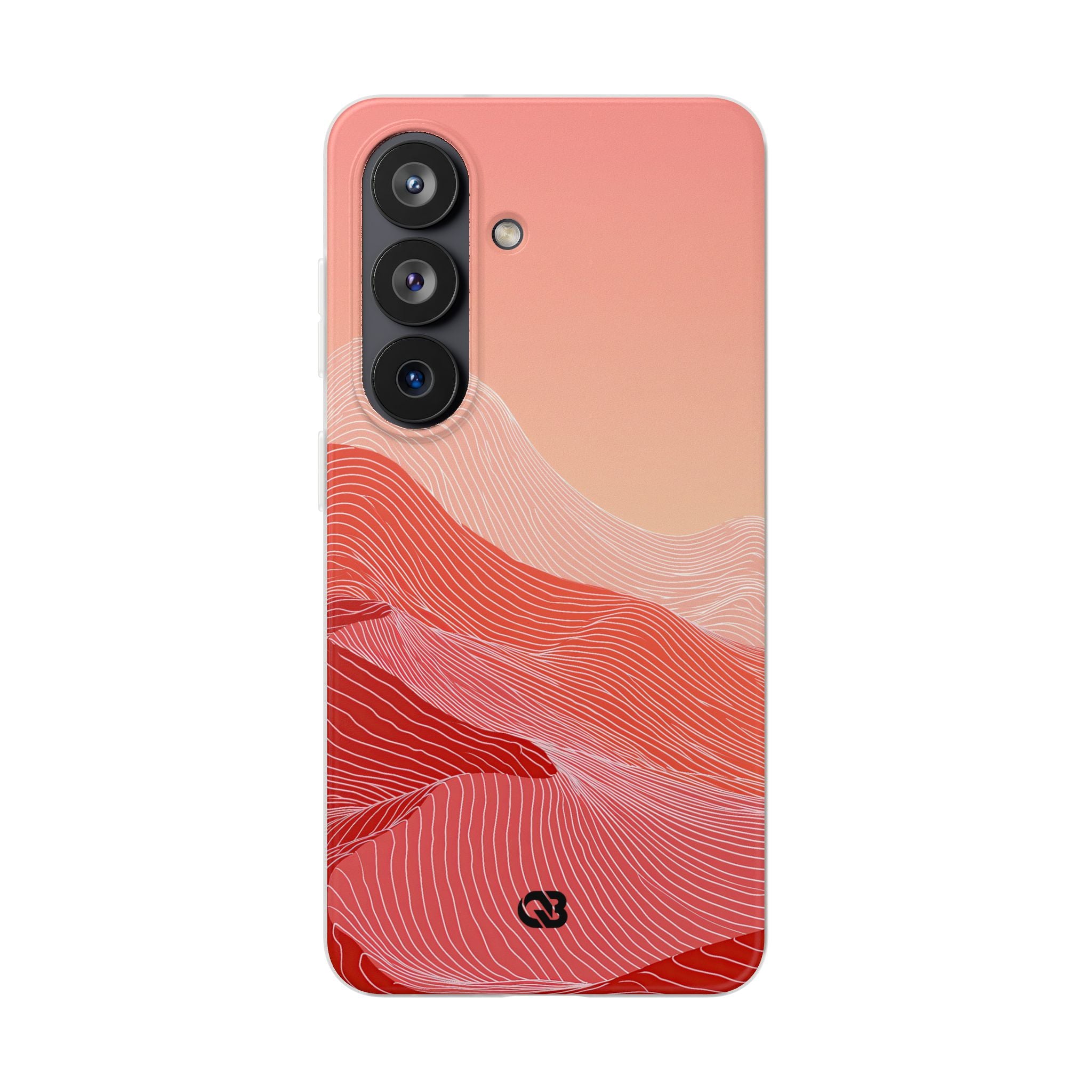 Red Lite Phone Case for Samsung - Crimson Ridge Contour