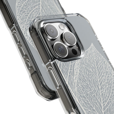 Grey Impact MagSafe Phone Case for iPhone - Frosted Ash Veins