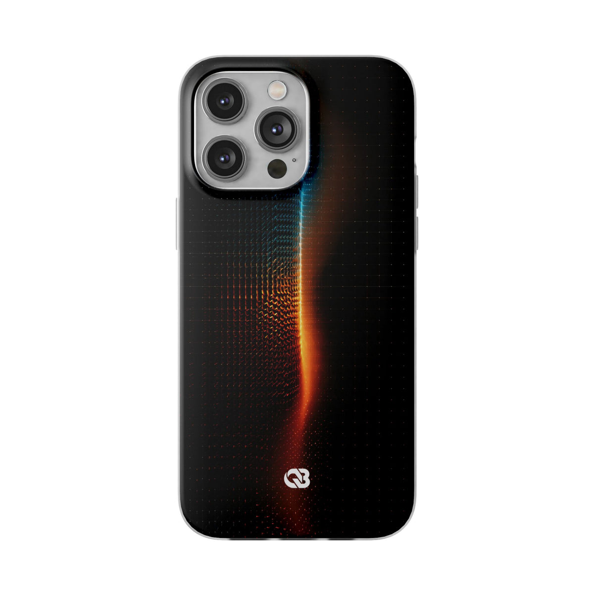 Luminous Refraction Grid · Lite Phone Case for iPhone ·  Black