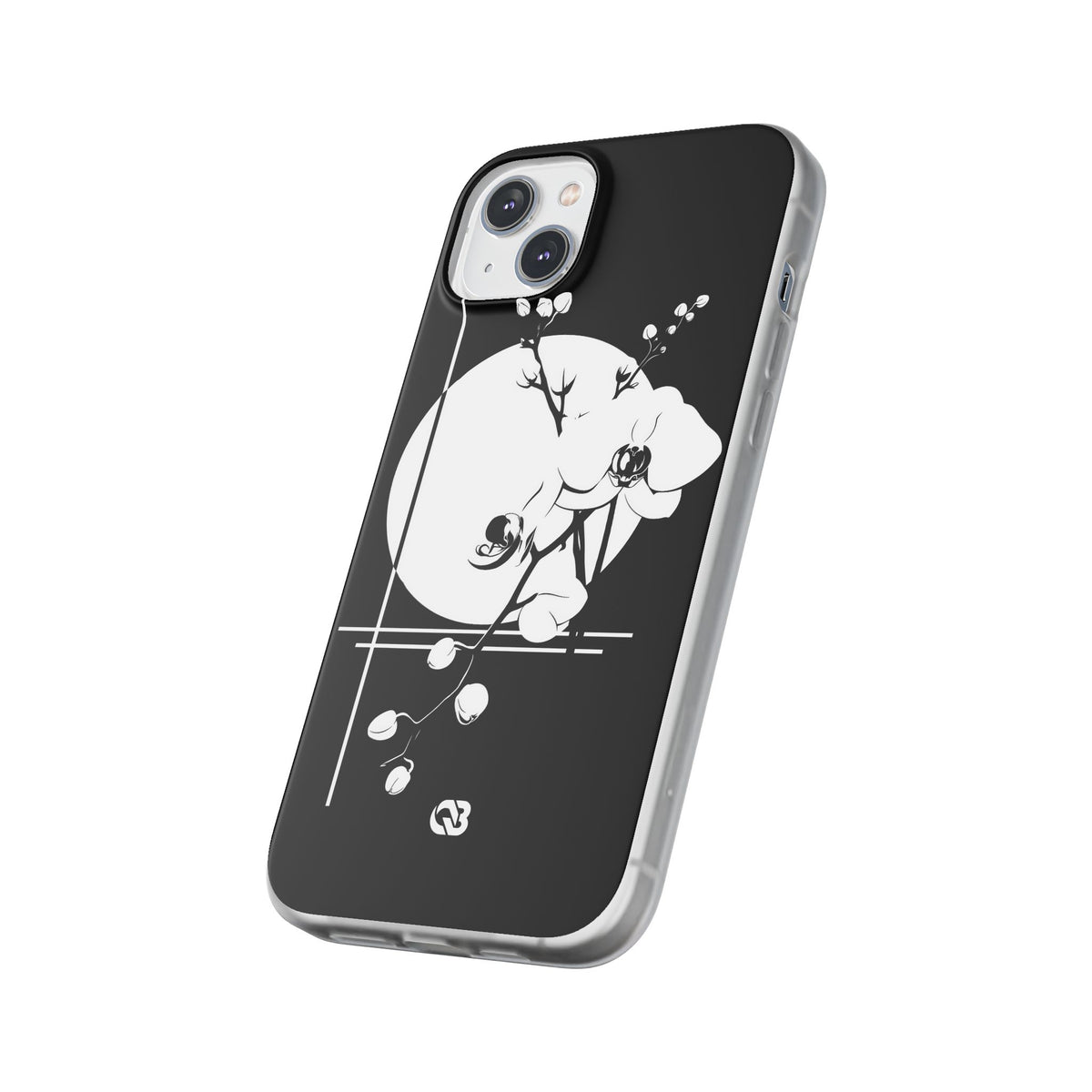 Nocturne Orchid Bloom · Lite Phone Case for iPhone ·  Black