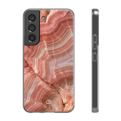 Blushing Rose Strata · Lite Phone Case for Samsung · Pink