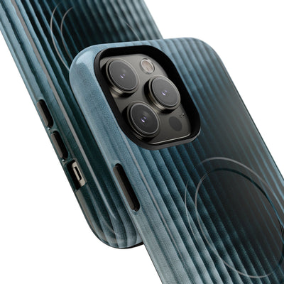Blue Tough 2.0 Magsafe Phone Case for iPhone - Glacial Reeded Glass
