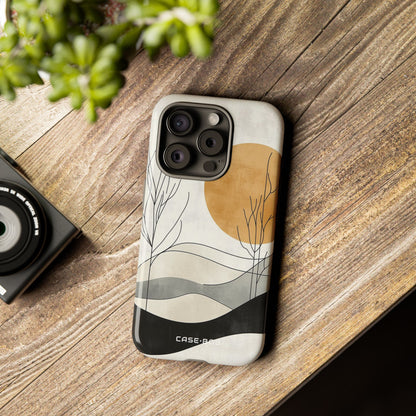 Orange Halo iPhone 15 Pro Case - Tough