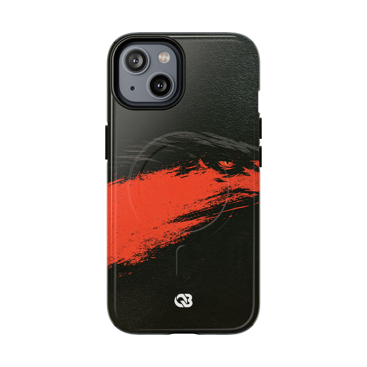 Crimson Raptor Noir · Tough 2.0 Magnetic Phone Case for iPhone · Black
