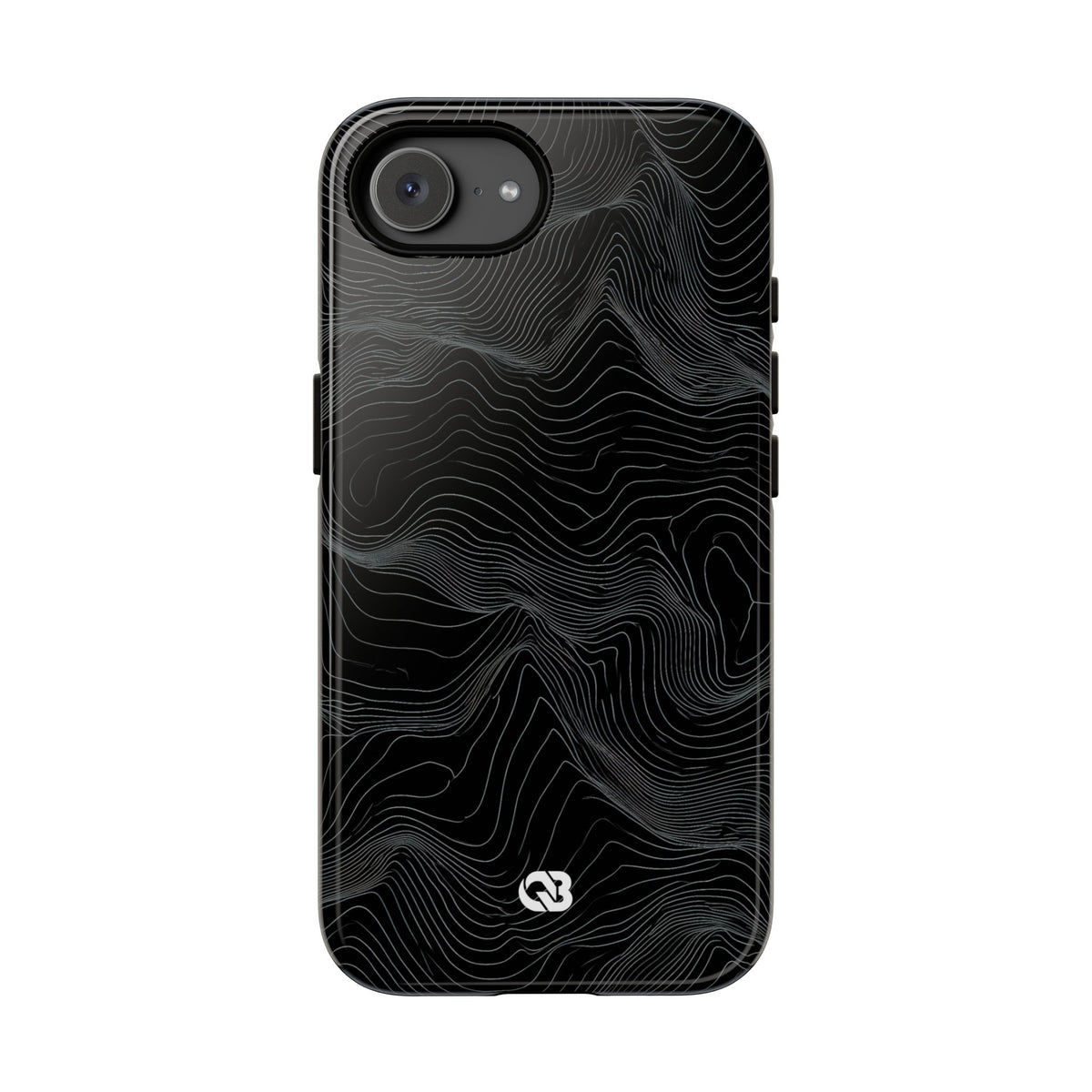 Obsidian Ridge · Tough Phone Case for iPhone · Black
