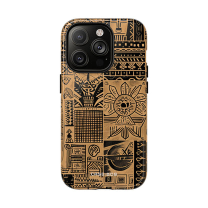 Tribal Faces iPhone 14 Pro Case - Tough+