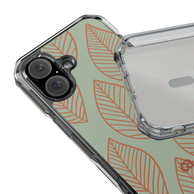 Sage Earth Leaves · Impact Telefoncover for iPhone · Magsafe