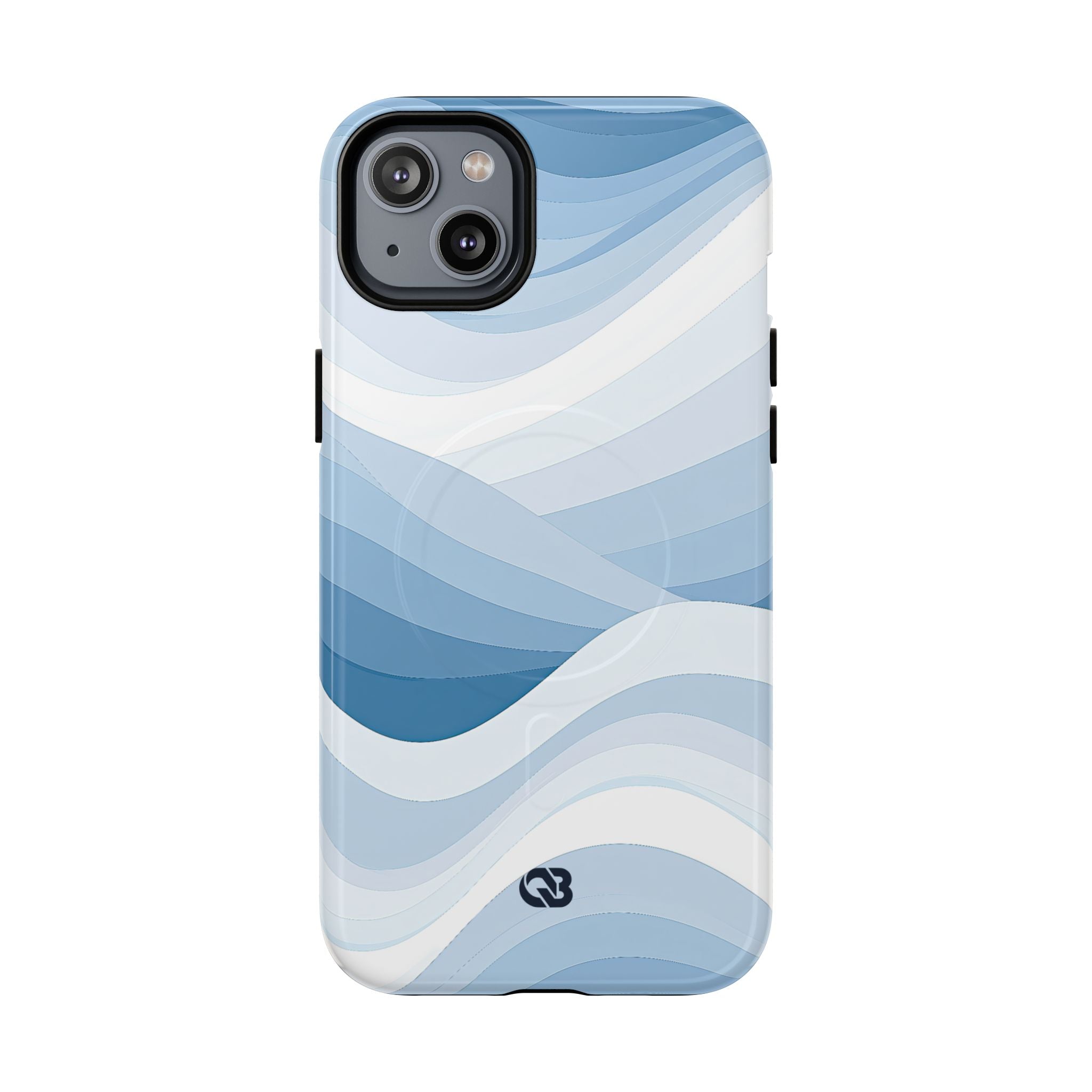 Blue Tough 2.0 Magsafe Phone Case for iPhone - Glacial Indigo Flow