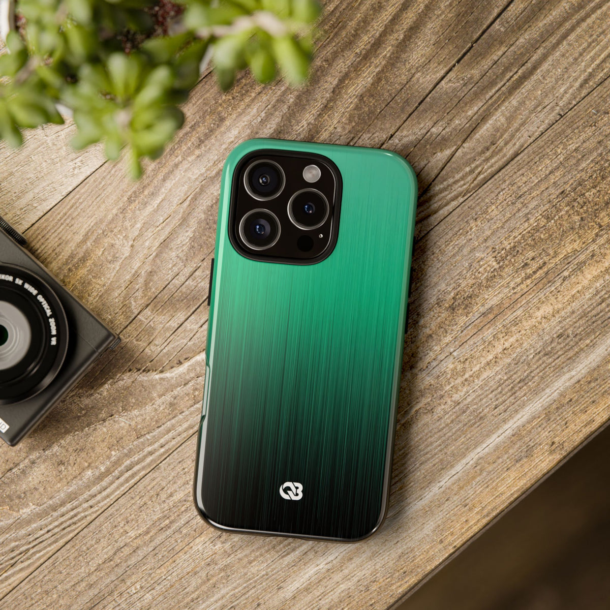 Emerald Cascade · Tough Phone Case for iPhone · Green