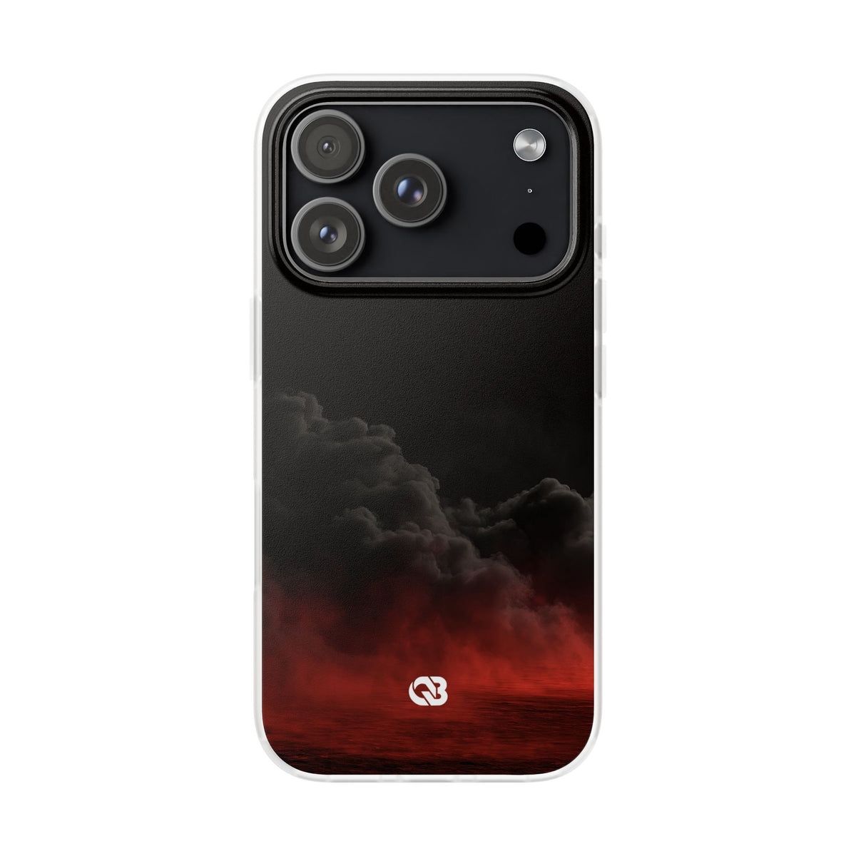 Crimson Fog Void · Lite Phone Case for iPhone ·  Black