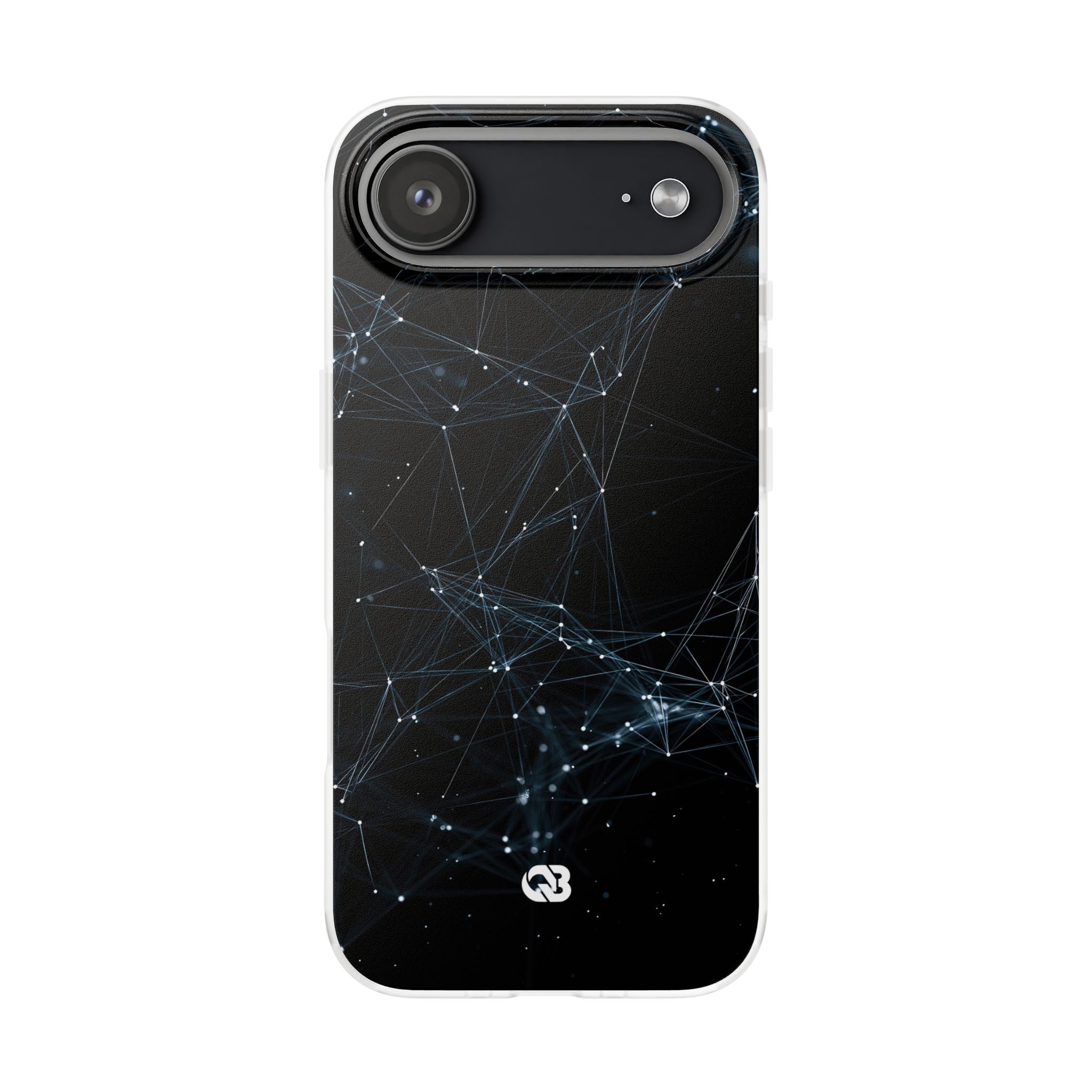Black Lite Phone Case for iPhone - Arctic Neural Mesh