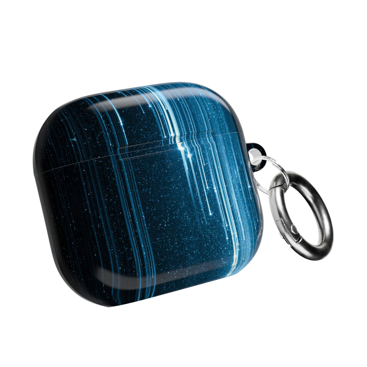 Nocturnal Cascade · Hard Case for AirPods & AirPods Pro · Black