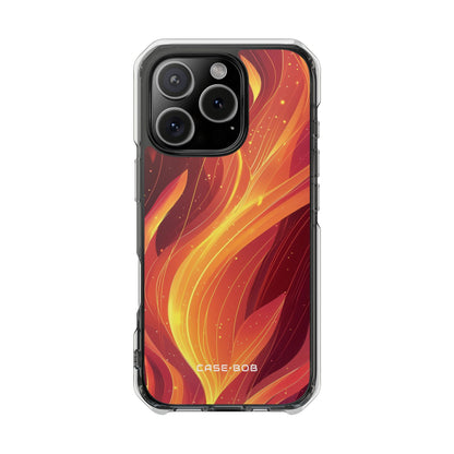 Flaming Flow iPhone 16 Pro Case - Impact - CASE•BOB