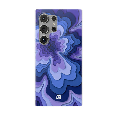Periwinkle Strata Bloom · Lite Phone Case for Samsung · Purple