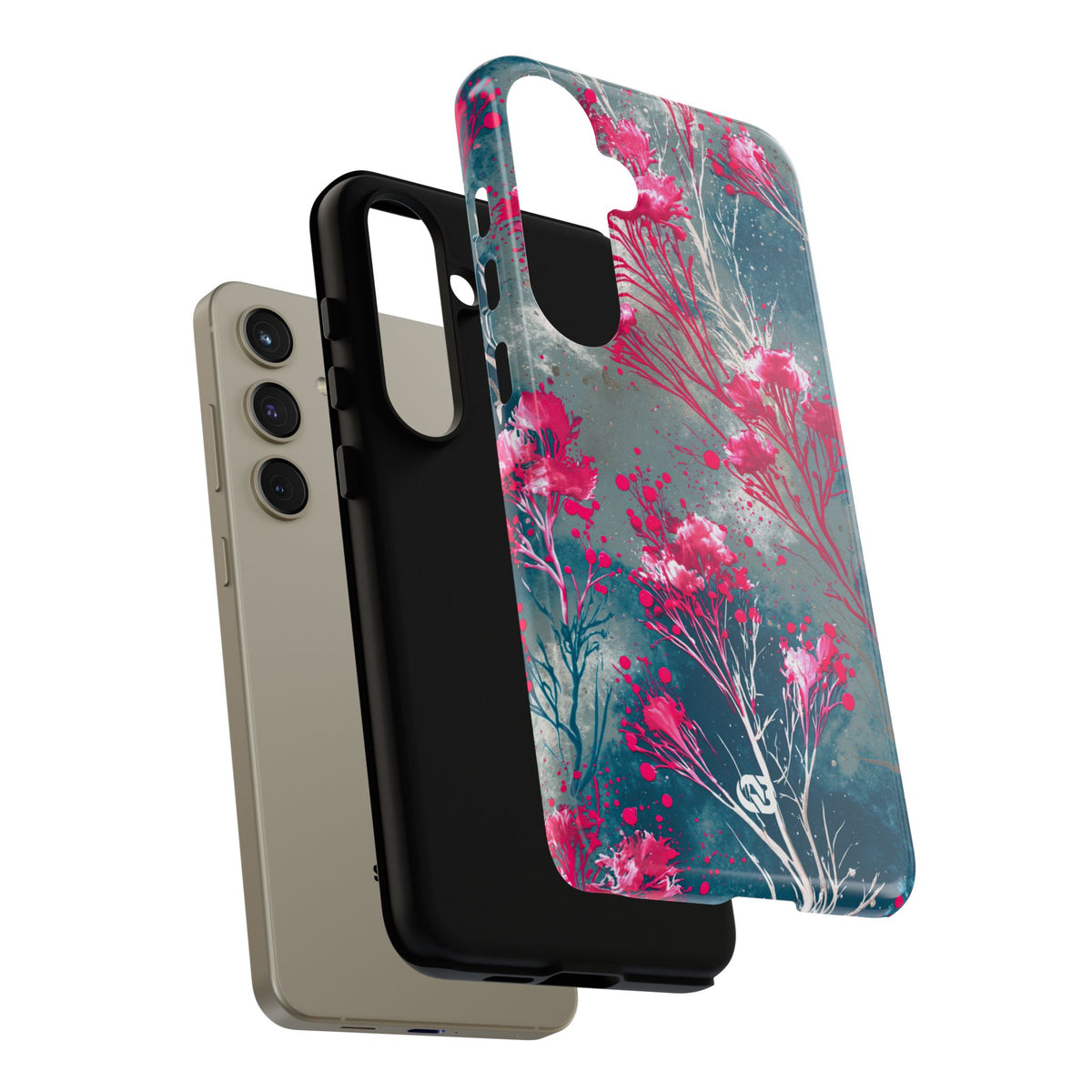 Cyber Blossom · Tough Phone Case for Samsung · Teal