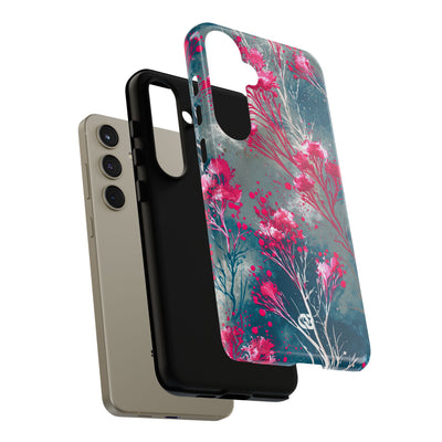 Cyber Blossom · Tough Phone Case for Samsung · Teal