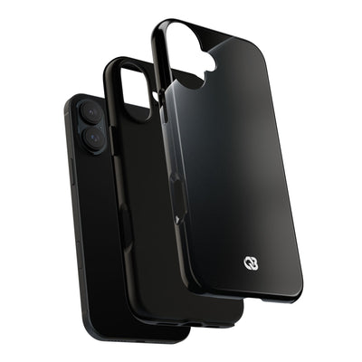 Black Tough Phone Case for iPhone - Obsidian Lunar Arch