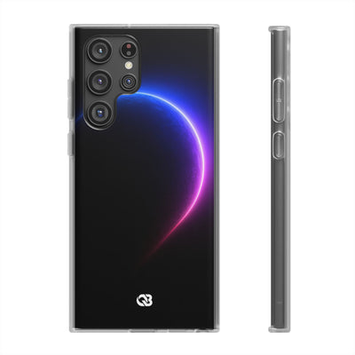 Luminous Eclipse · Lite Phone Case for Samsung · Black