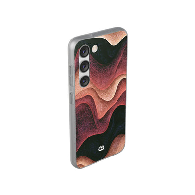 Rose Contour Waves · Lite Phone Case for Samsung · Pink