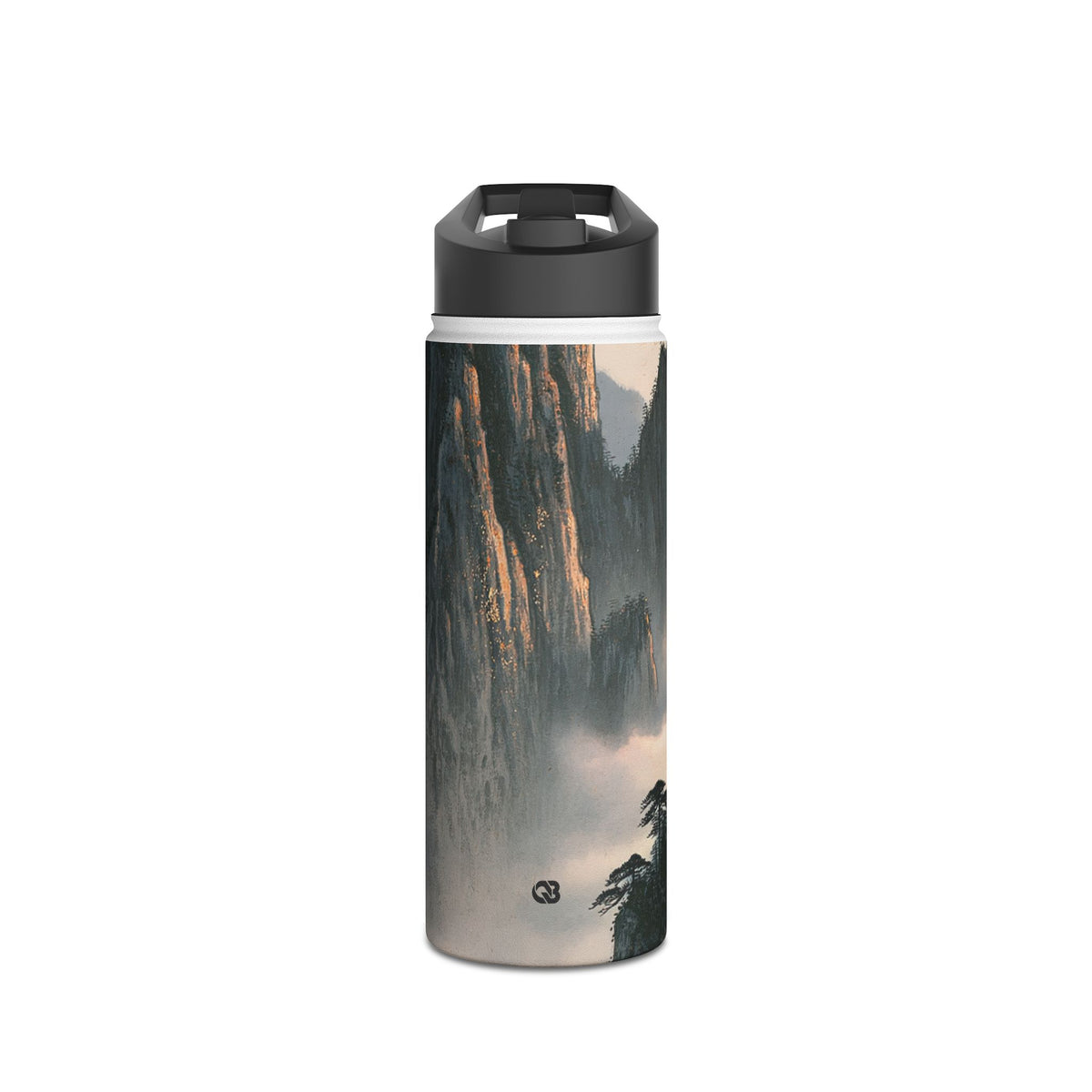 Sacred Mountain Mist · Insulated Water Bottle · Beige