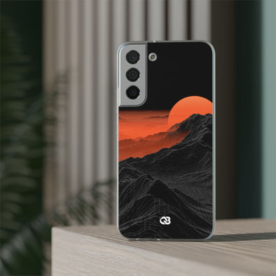 Solar Ridge Mesh · Lite Phone Case for Samsung · Black