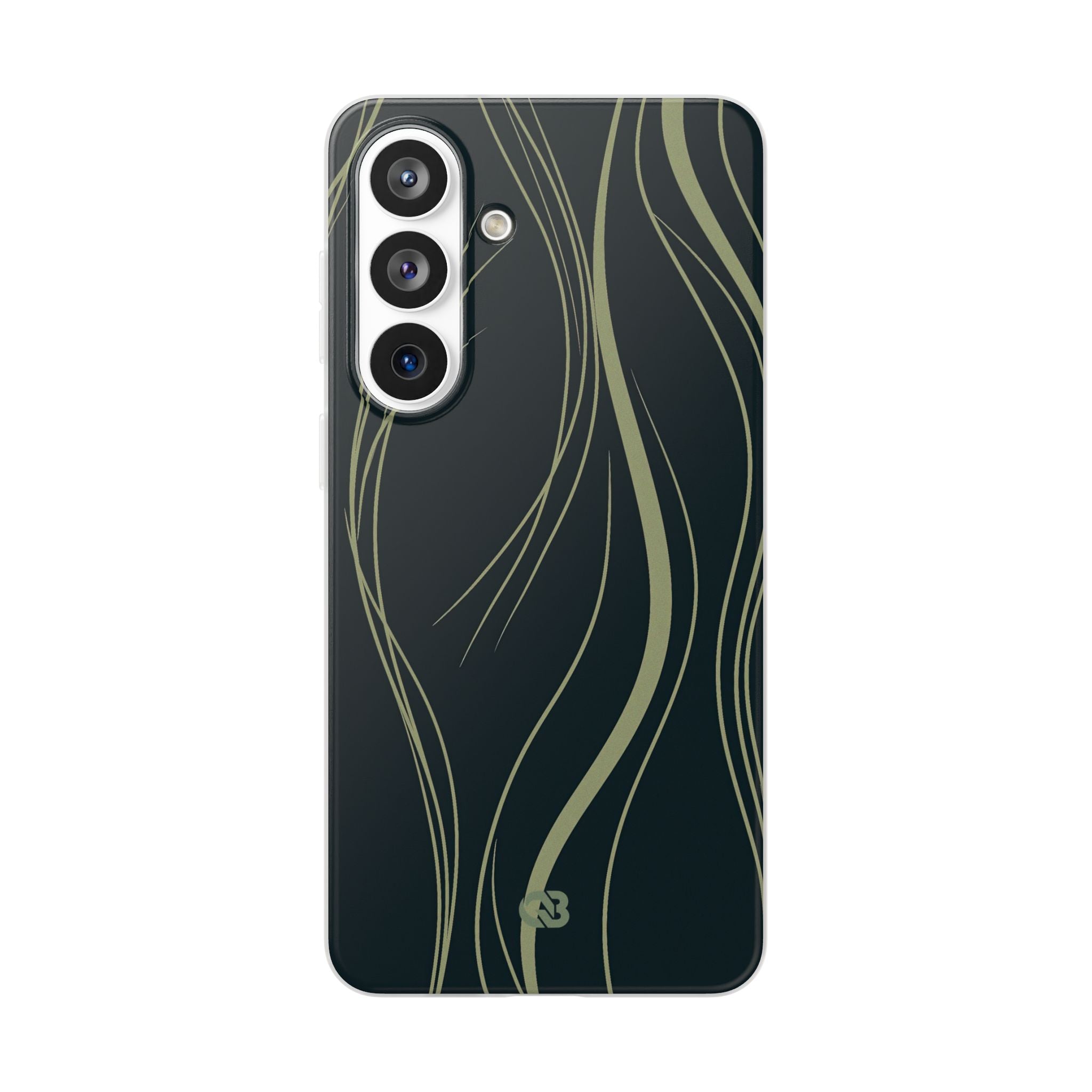 Green Lite Phone Case for Samsung - Obsidian Sage Flow