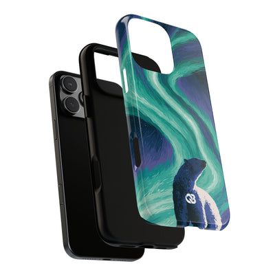 Arctic Aurora Bear · Tough Phone Case for iPhone · Teal