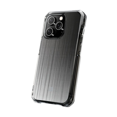 Grey Impact MagSafe Phone Case for iPhone - Static Vertical Dither