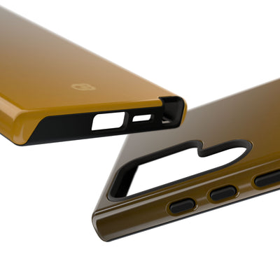 Gold Tough Phone Case for Samsung - Scorched Gold Haze