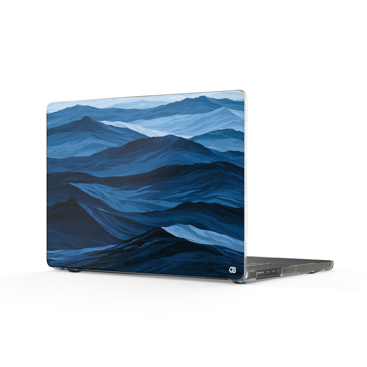Cerulean Ridges · Clear Hard Case for MacBook · Blue