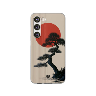 Beige Lite Phone Case for Samsung - Kyoto Crimson Pine