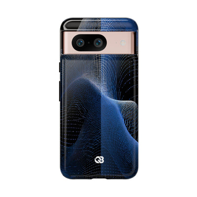 Blue Tough Phone Case for Google Pixel - Electric Blue Flux