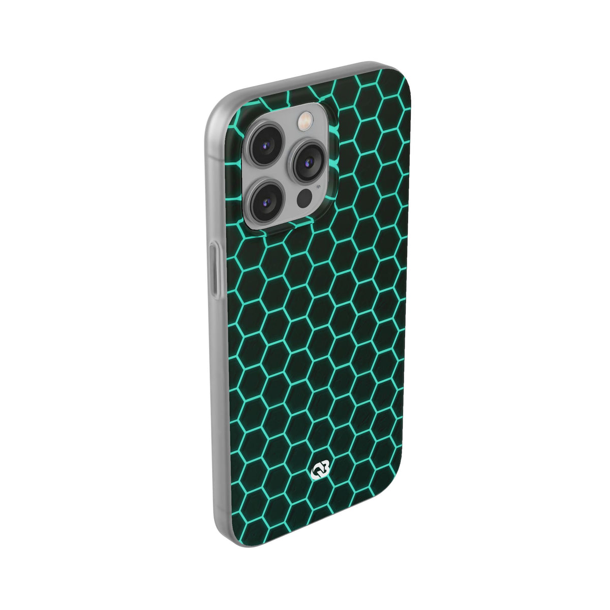 Neon Hex Spectrum · Lite Phone Case for iPhone ·  Teal