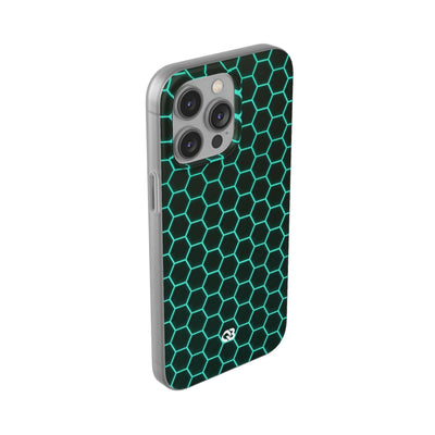 Neon Hex Spectrum · Lite Phone Case for iPhone ·  Teal