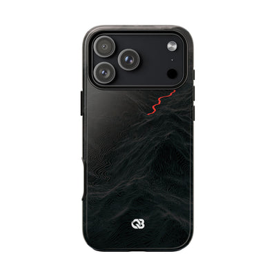 Crimson Ridge Pass · Tough Phone Case for iPhone · Black