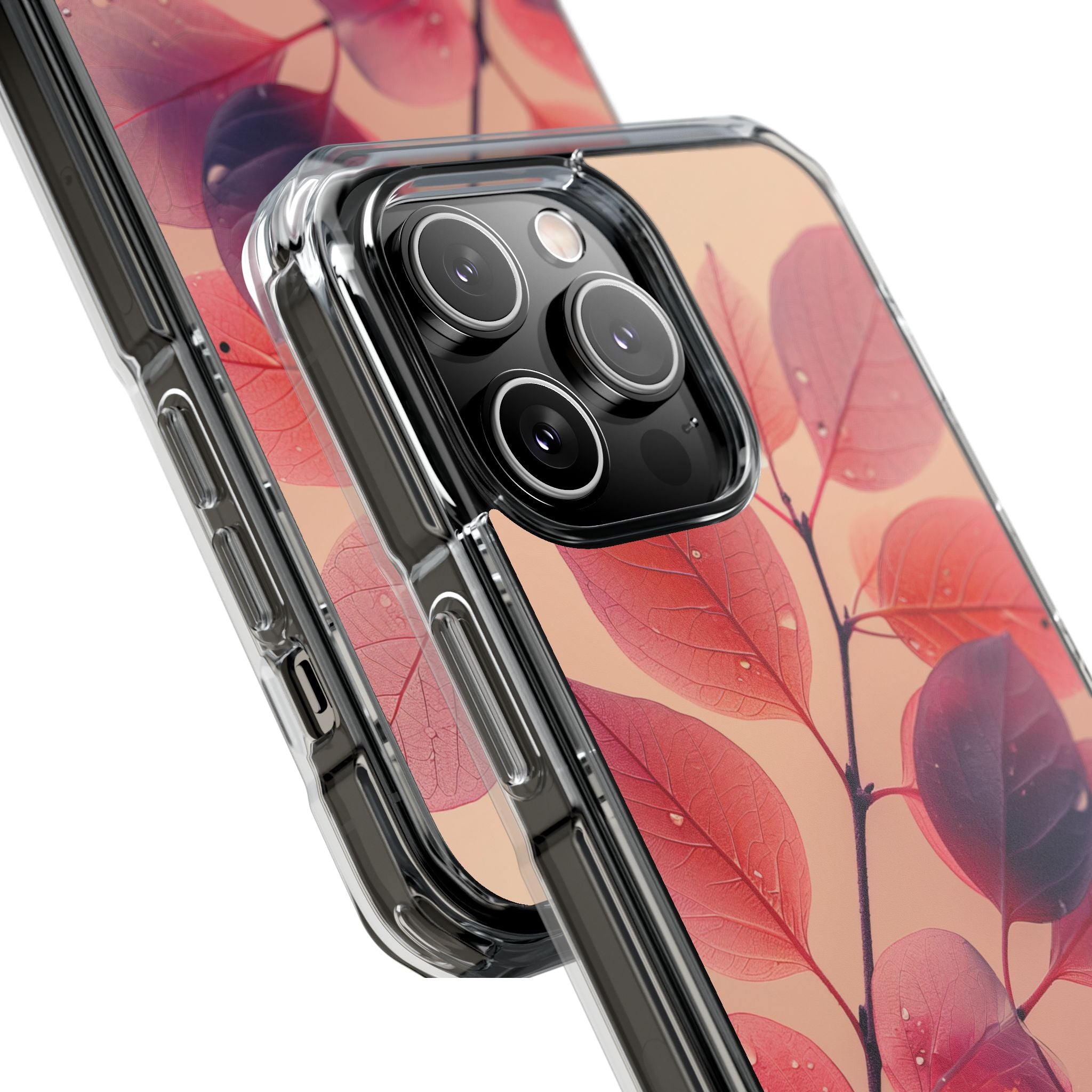 Dewy Magenta Foliage · Impact Custodia per iPhone · Magsafe